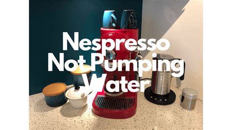 Simple fix of a Nespresso machine that wont pump water